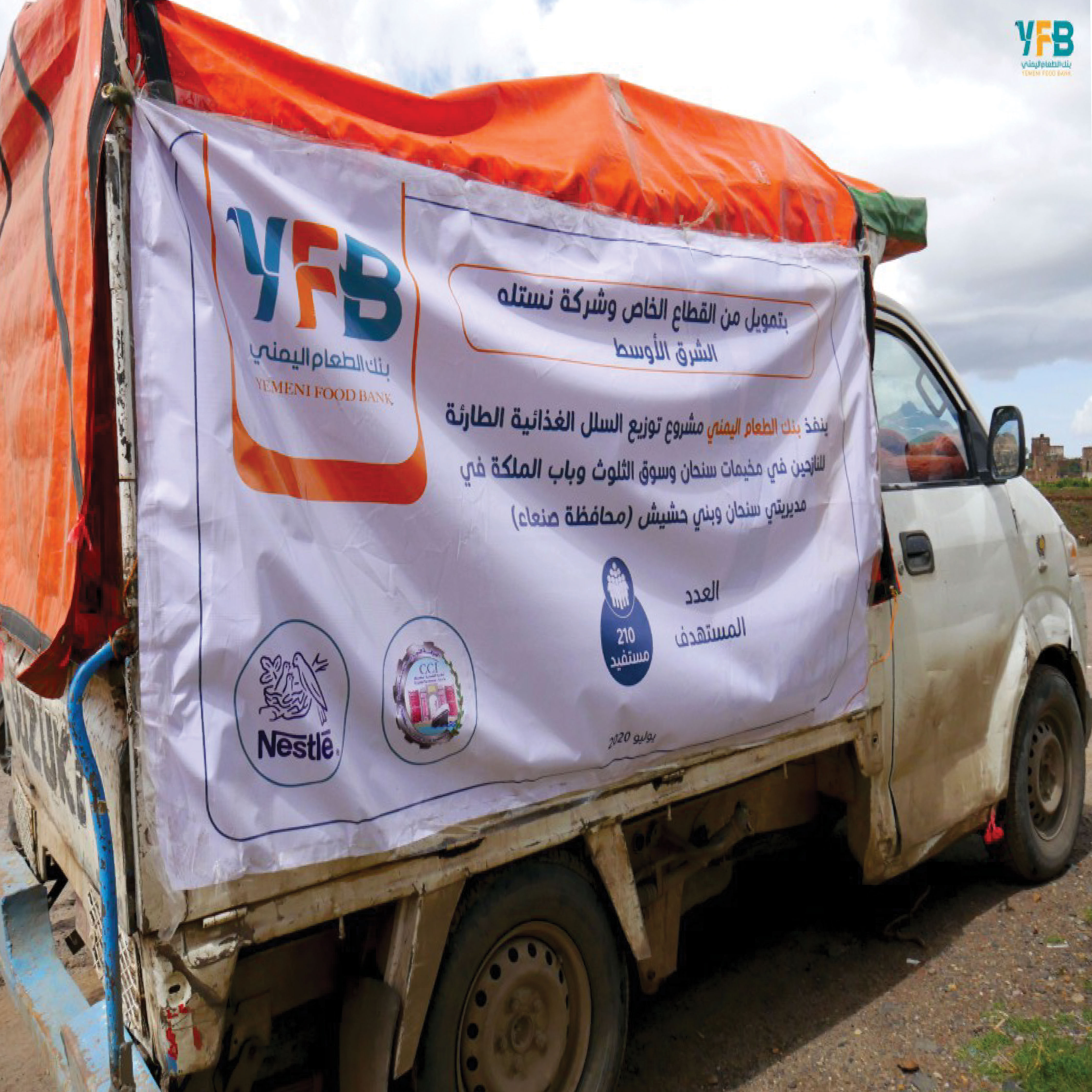 مشروع الدعم الغذائي للنازحين 